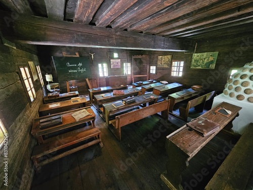 Altes Klassenzimmer um 1900