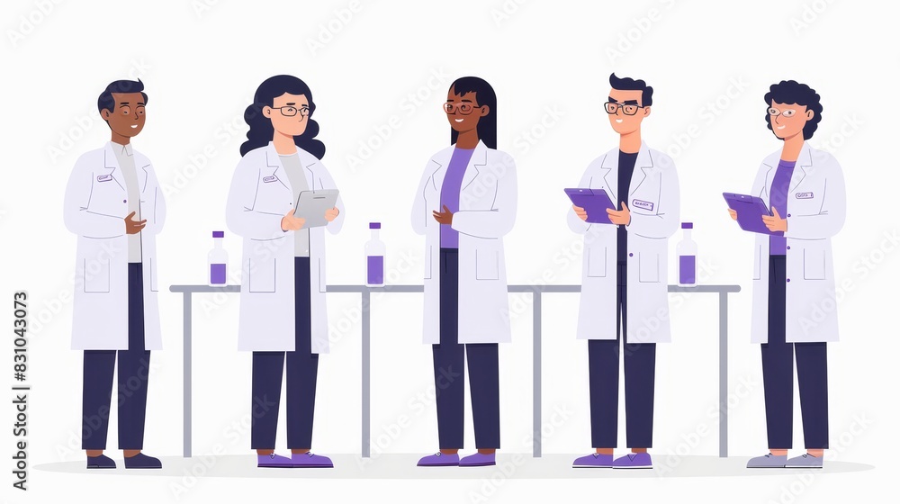 medical science lab healthcare researchers at work on advanced studies medical science lab healthcare researchers at work on advanced studies
