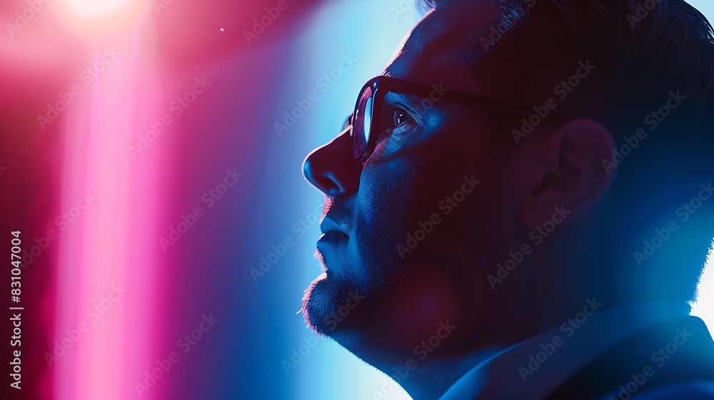 Businessman looking to the future : Generative AI Businessman looking to the future : Generative AI