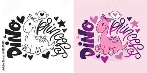 Cute hand drawn doodle lettering quote. Lettering for t-shirt design, mug print, bag print, clothes fashion. 100% hand drawn vector image.
