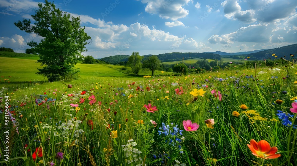 spring meadow bright flowers img spring meadow bright flowers img