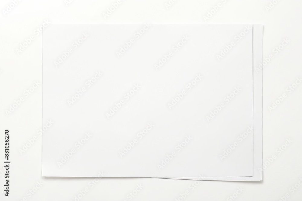Blank White Paper Sheets Blank White Paper Sheets