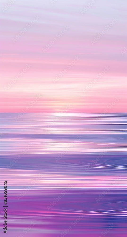 A blurred background of the pink and purple sky at dusk, captured in an abstract style with horizontal lines of motion. A blurred background of the pink and purple sky at dusk, captured in an abstract style with horizontal lines of motion.