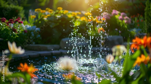 garden water features pic