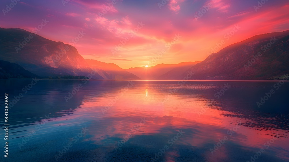 an evening sunset mountains img an evening sunset mountains img