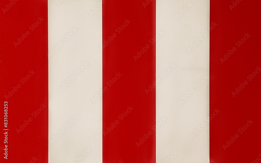 Large vertical red and white vertical stripes for the background. Texture. Wallpaper. Large vertical red and white vertical stripes for the background. Texture. Wallpaper.