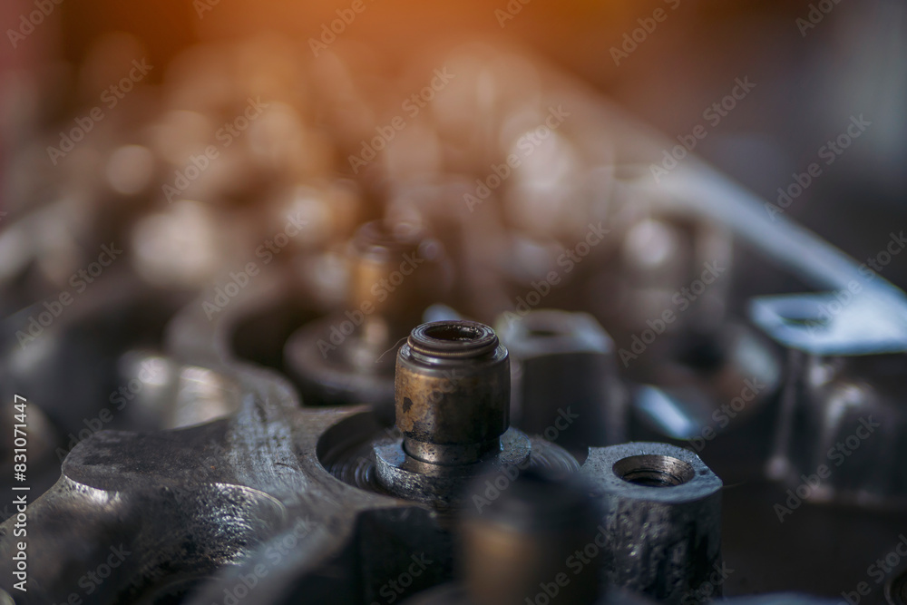 Mechanic tools engineering equipment car auto repair shop with copy space. Blurred background mechanical service. Heavy screw grungy rusted wrenches dirty screwdriver object. Industrial hardware set Mechanic tools engineering equipment car auto repair shop with copy space. Blurred background mechanical service. Heavy screw grungy rusted wrenches dirty screwdriver object. Industrial hardware set