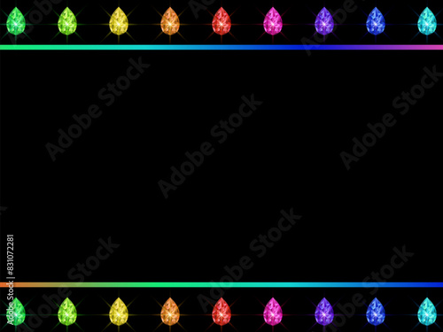 Colorful gems background. Sparkling crystals. Vector illustration. Colorful gems background. Sparkling crystals. Vector illustration.