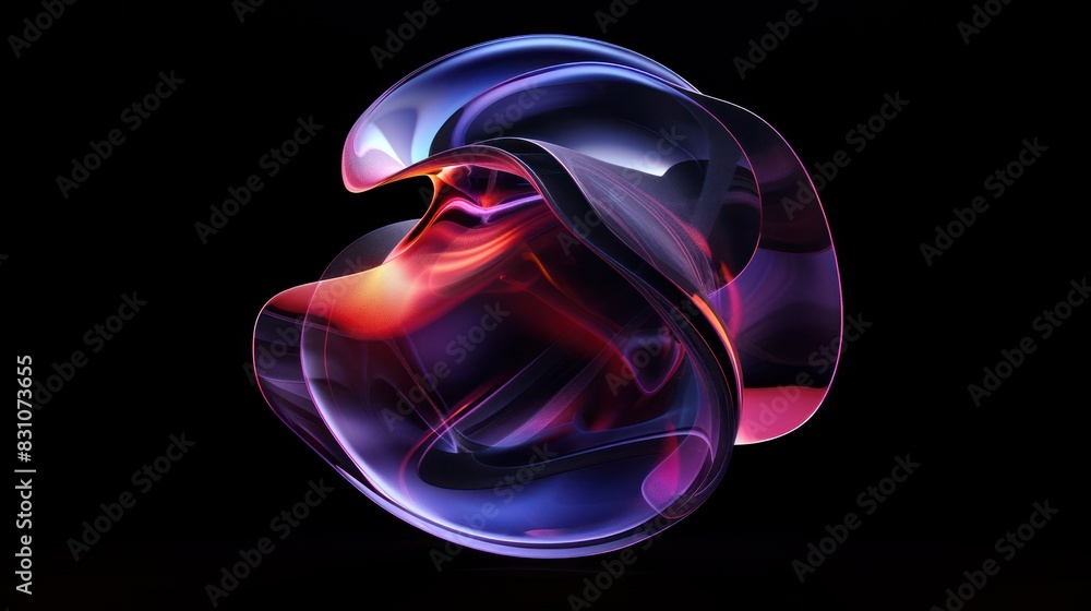 This abstract image seems otherworldly. It is a scientific and futuristic image that can be assembled in 3D. This abstract image seems otherworldly. It is a scientific and futuristic image that can be assembled in 3D.