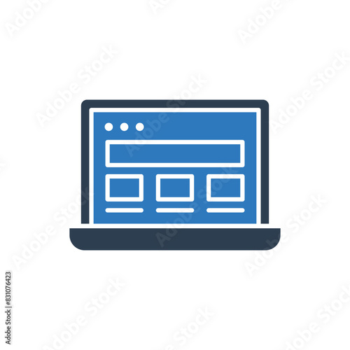 Website Icon - Layout Icon