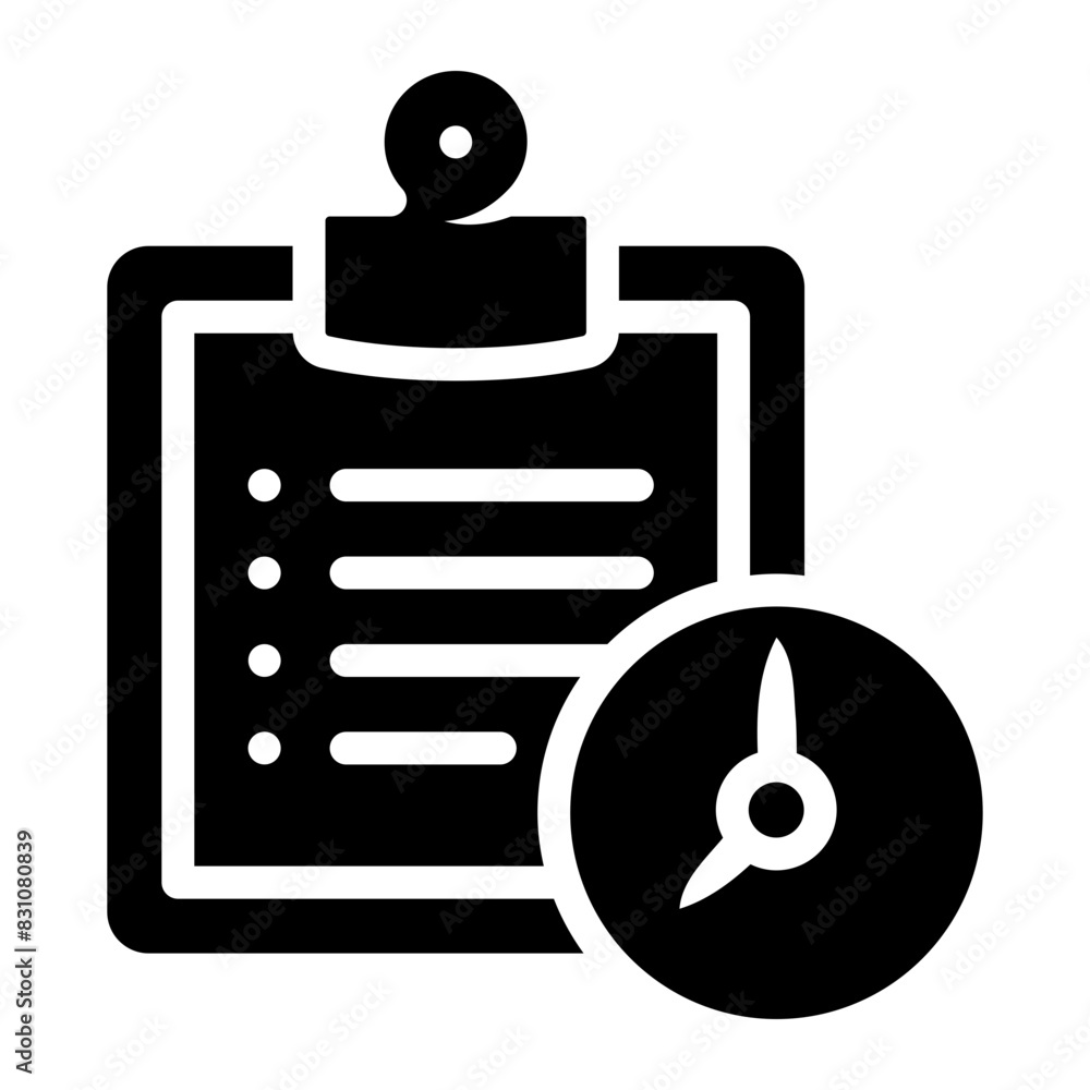 time schedule glyph icon time schedule glyph icon