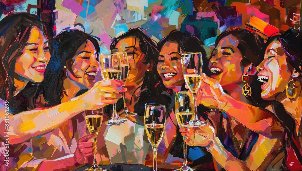 Fototapeta premium silhouette; crowd; flag; USA; American; patriotism; people; background; stars; stripes; national; shadow; unity;