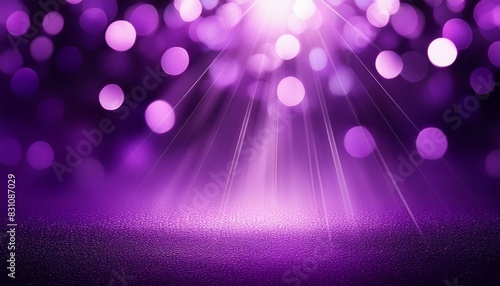 blurred purple background with light rays  dark blurred effect  grainy texture  purple bokeh background