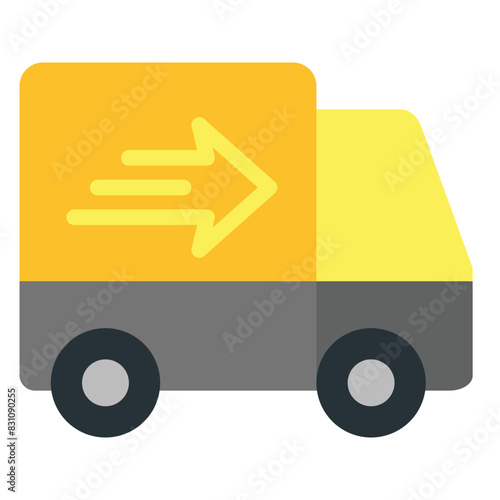 Shipment Icon in Flat Style