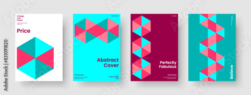 Isolated Brochure Layout. Geometric Flyer Design. Creative Background Template. Report. Book Cover. Business Presentation. Poster. Banner. Magazine. Journal. Handbill. Advertising. Portfolio