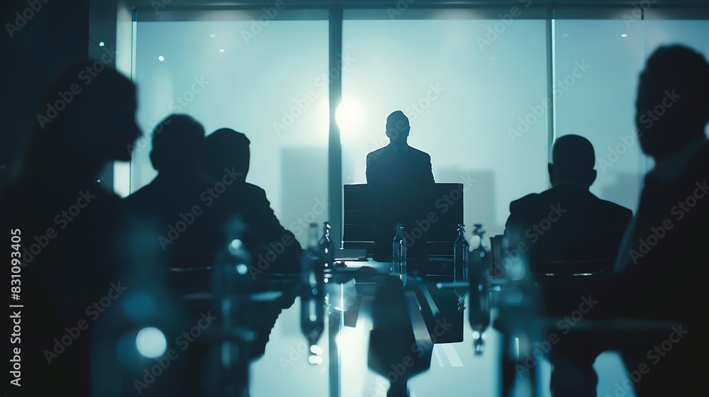 Business People Working In a Conference Room : Generative AI Business People Working In a Conference Room : Generative AI