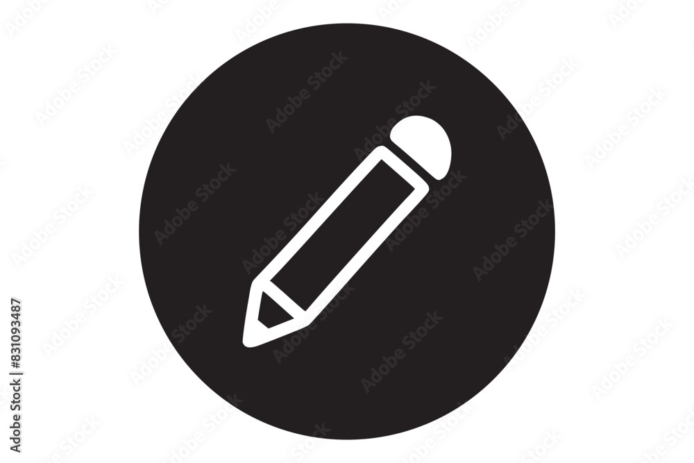 Pencil icon vector. pen sign and symbol. edit icon vector Pencil icon vector. pen sign and symbol. edit icon vector