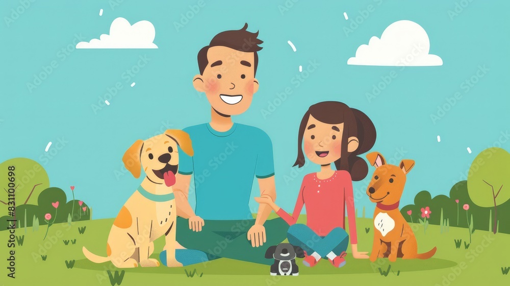 Create an infographic on the impact of pets in a family. Highlight how pets contribute to emotional well-being, teach responsibility, and bring joy to family life. Create an infographic on the impact of pets in a family. Highlight how pets contribute to emotional well-being, teach responsibility, and bring joy to family life.