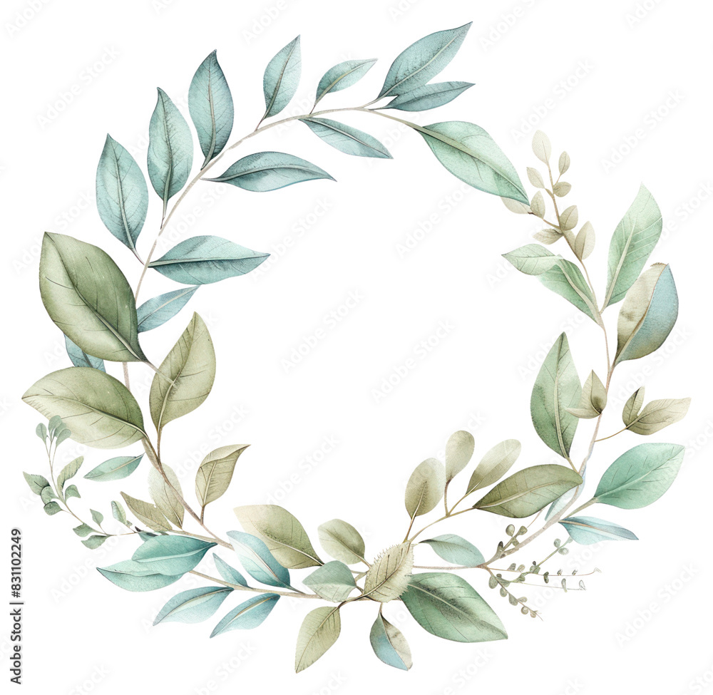 PNG Wreath leaf pattern plant. PNG Wreath leaf pattern plant.