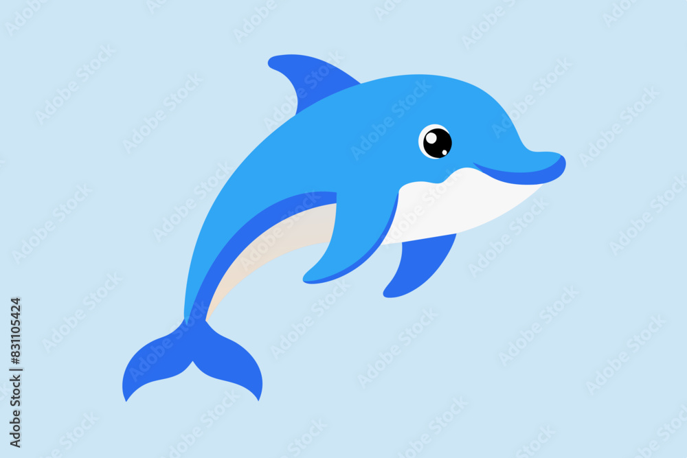 Fototapeta premium dolphin vector illustration