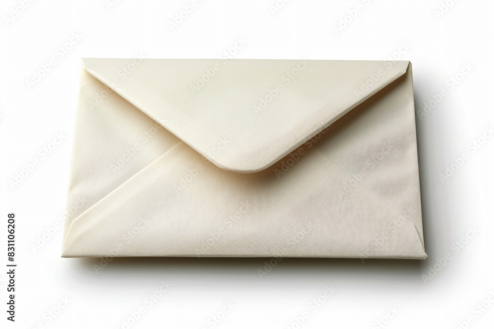 Envelope on white surface Envelope on white surface