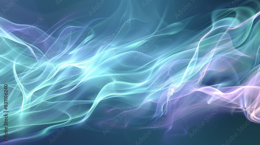 Blue and Pink Abstract Background With Waves Blue and Pink Abstract Background With Waves