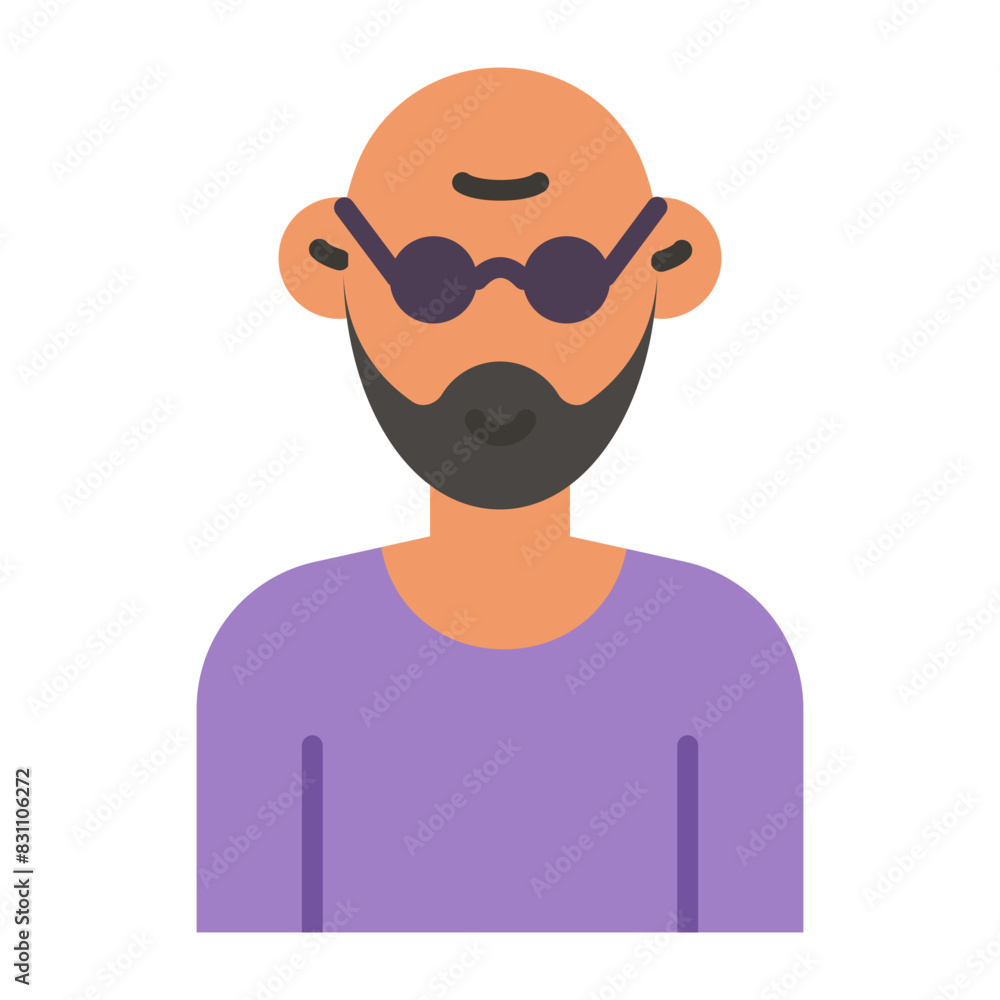 Step dad Character, Grandfather avatar Concept, Aged Man wearing Eye Glasses Vector Icon Design, Happy Fathers Day Symbol, Dads Gift Elements Sign, Parents Day Stock illustration Step dad Character, Grandfather avatar Concept, Aged Man wearing Eye Glasses Vector Icon Design, Happy Fathers Day Symbol, Dads Gift Elements Sign, Parents Day Stock illustration