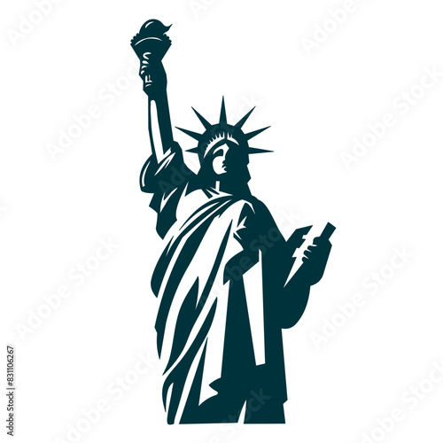 statue of liberty vector illustration