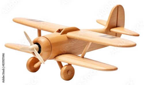 PNG Wooden plane toy airplane aircraft vehicle. 