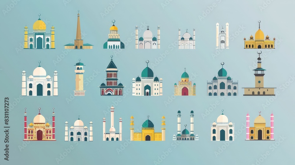 Design a visual guide to the major religions. Include the number of adherents, core beliefs, and primary locations where each religion is practiced.