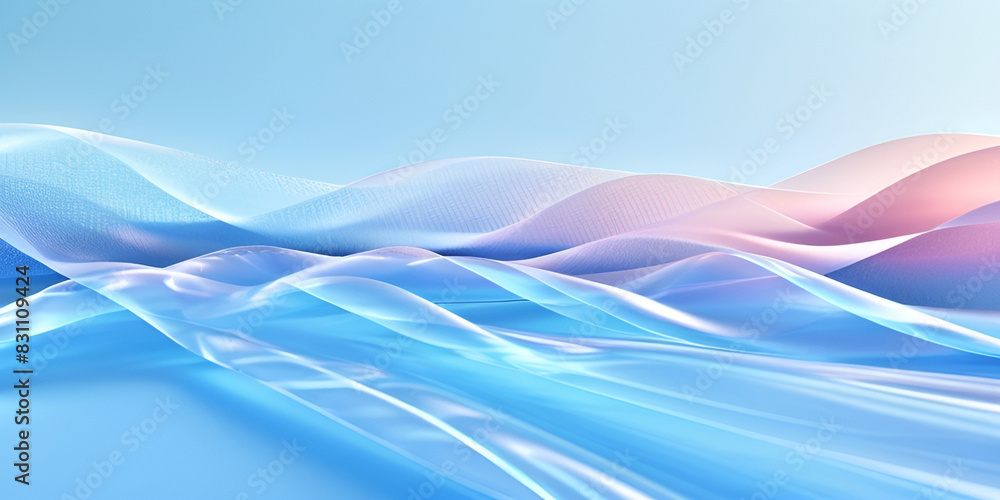 Naklejka premium abstract background with waves