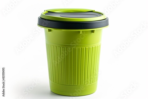 Green cup lid black