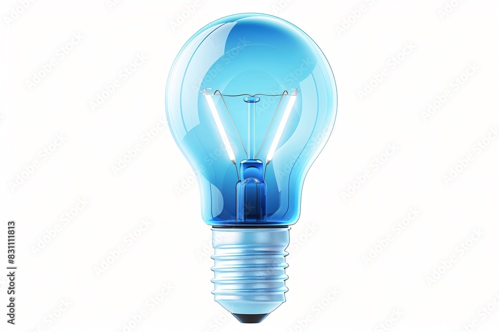 Blue light bulb with inner light