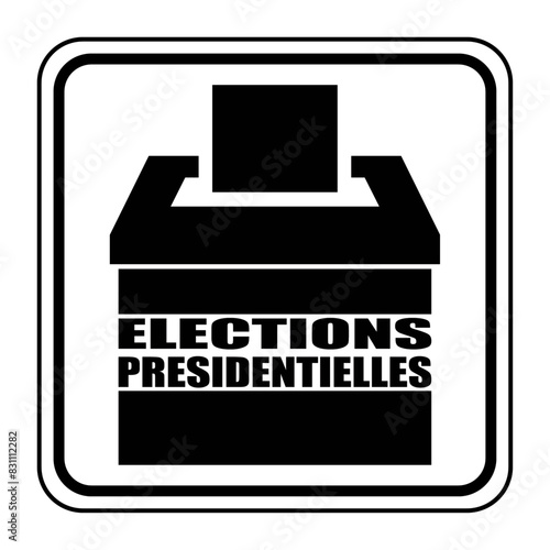 Logo élections présidentielles.