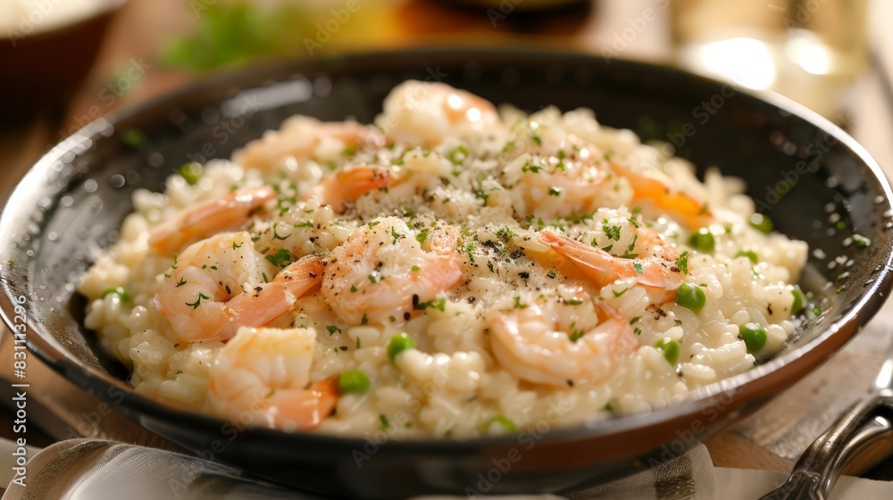 Experience the rich, creamy flavors of Italian risotto, a creamy rice dish cooked with broth, Parmesan cheese, and your choice of vegetables or seafood. Experience the rich, creamy flavors of Italian risotto, a creamy rice dish cooked with broth, Parmesan cheese, and your choice of vegetables or seafood.