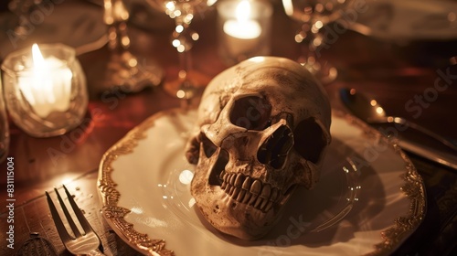 Wallpaper Mural Hosting a murder mystery dinner party with a Halloween twist, where guests must solve a spooky whodunit. Torontodigital.ca