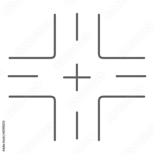 Road icon, vector illustration, simple design, best used for web