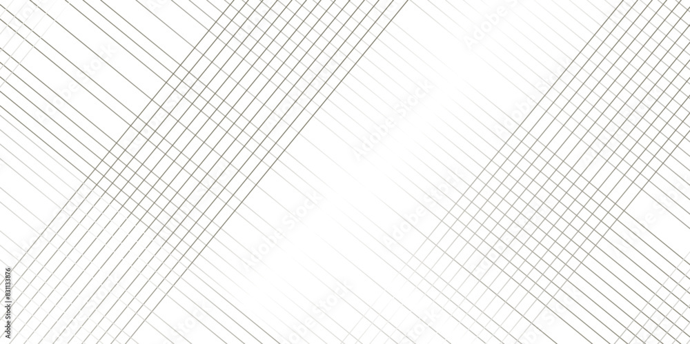 Vector gray line abstract pattern Transparent monochrome striped texture, minimal background. Abstract background wave circle lines elegant white diagonal lines gradient creative concept web texture.