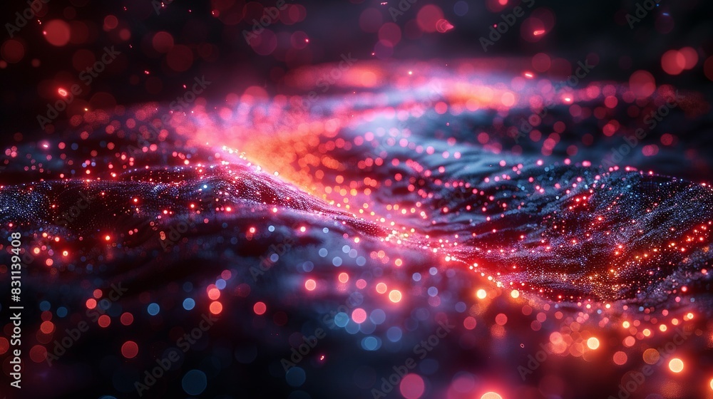 Visualization of quantum entanglement influencing AI-driven pathways ...