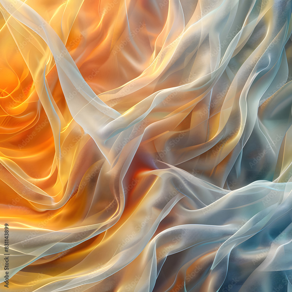 Obraz premium abstract background with fluid, wave-like patterns