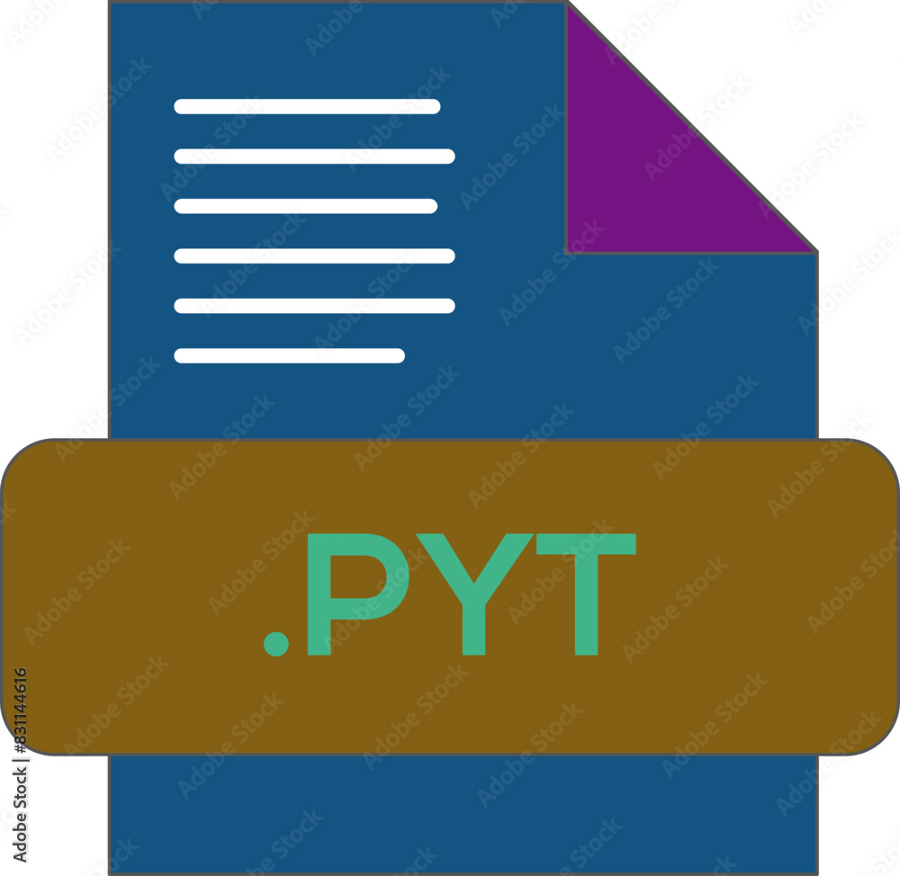 PYT File Extension Icon fill and bebes writing PYT File Extension Icon fill and bebes writing