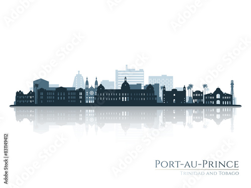 Canvas Print Port-au-Prince 01-7 (Black)