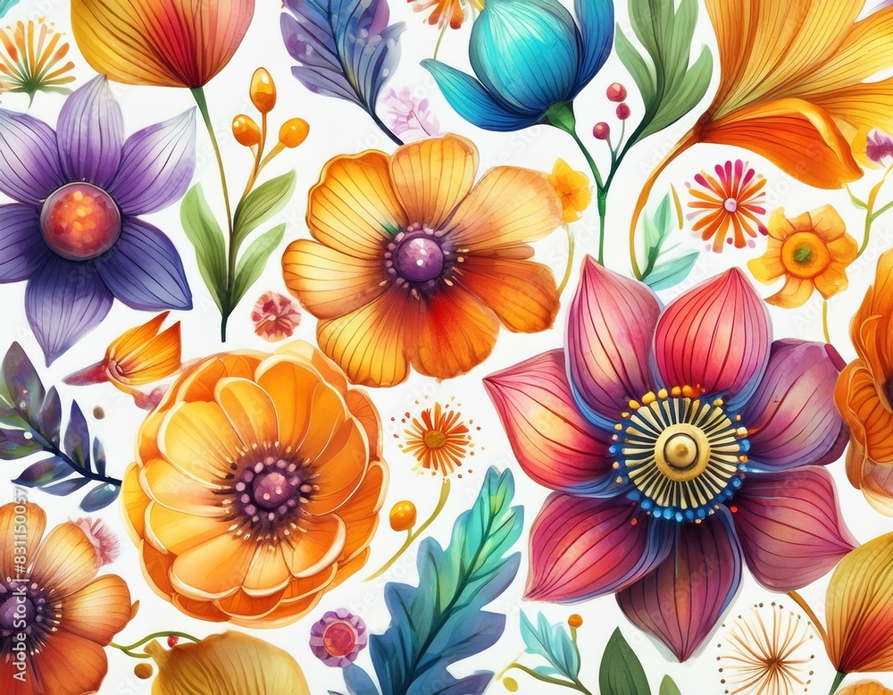 Floral on White Floral on White
