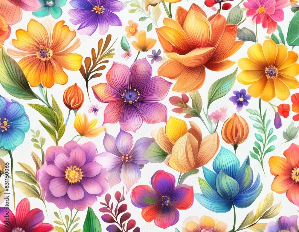Floral on White Floral on White