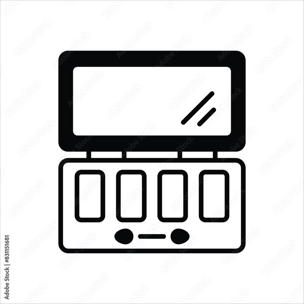 Eye Shadow vector icon Eye Shadow vector icon