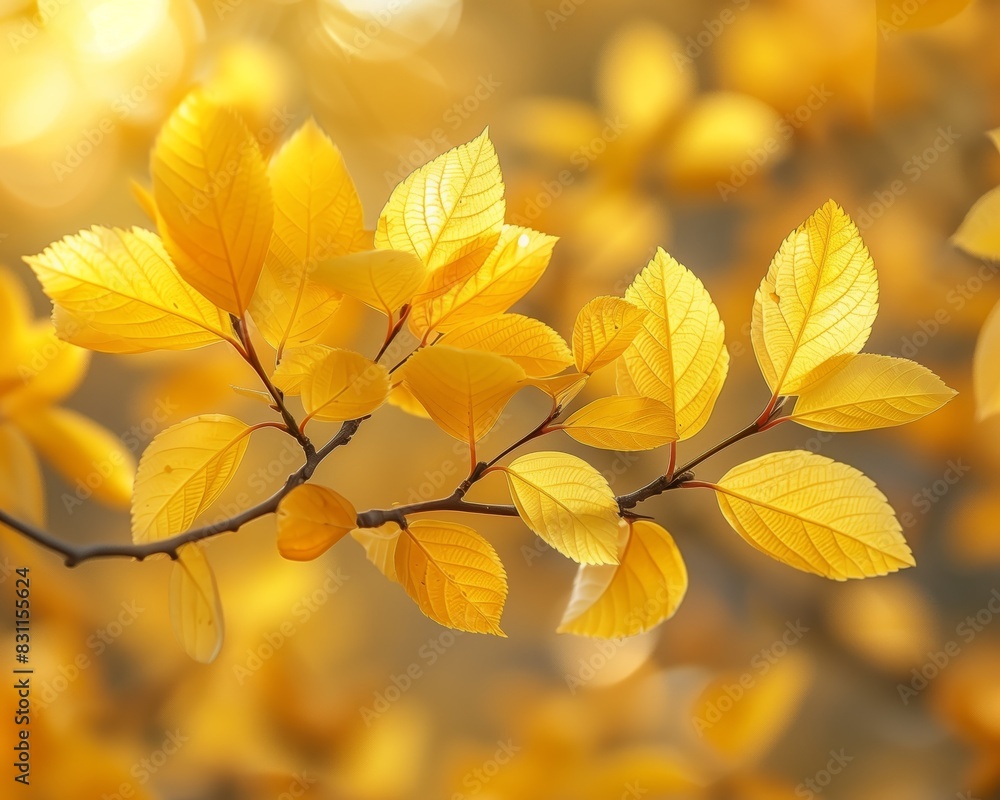 flowers leaves yellow background flowers leaves yellow background