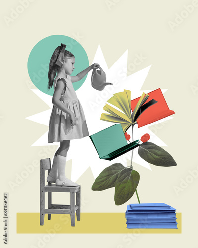 Obraz na plátne Metaphorical image of importance of knowledge