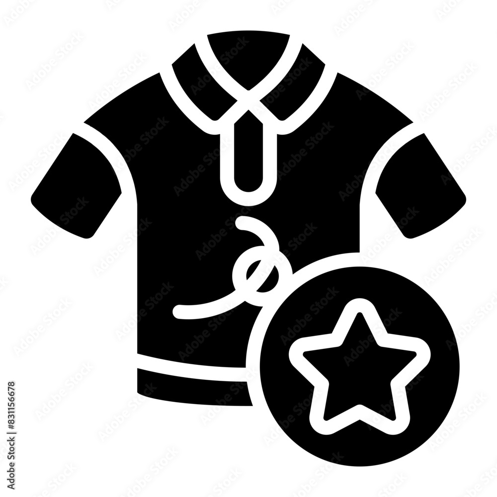 Menswear shirt, solid design icon of sports shirt
Menswear shirt, solid design icon of sports shirt