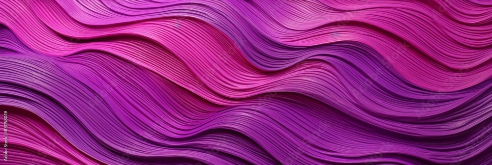 Abstract purple wave pattern illustration with smooth, flowing lines creating a vibrant and dynamic design, perfect for backgrounds, horizontal with copy space. Backgrounds, abstract art, modern Abstract purple wave pattern illustration with smooth, flowing lines creating a vibrant and dynamic design, perfect for backgrounds, horizontal with copy space. Backgrounds, abstract art, modern
