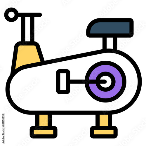 Perfect design icon of ergometer 


